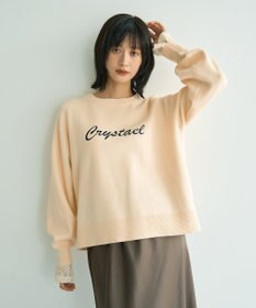 YECCA VECCA 刺繍ロゴニット