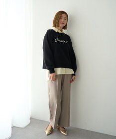 YECCA VECCA 刺繍ロゴニット