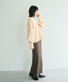 YECCA VECCA 刺繍ロゴニット