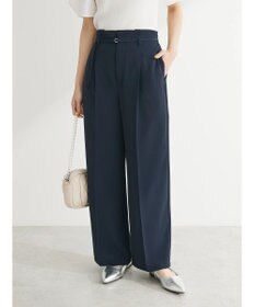 Green Parks きれいシルエットパンツ（ベルト付きとろみワイド）