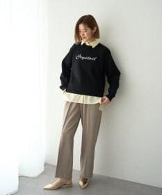 YECCA VECCA 刺繍ロゴニット