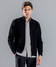 JOSEPH HOMME 【イージーケア】 ヴィスコースリンクス　ジップアップカーディガン