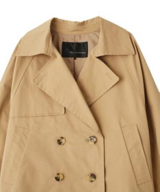 YECCA VECCA レースMIXショートトレンチコート