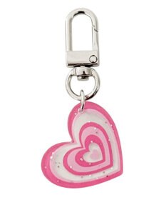 WEGO カラフルハートキーホルダー