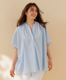 洗える】リネンレーヨン スキッパーシャツ / UNFILO | ファッション