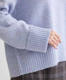 Green Parks ラメＶネックコンパクトニットプルオーバー