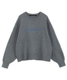 YECCA VECCA 刺繍ロゴニット