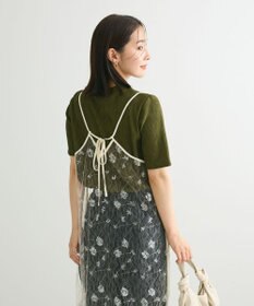 Green Parks スパンコールキャミワンピース