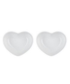 YAMATO テーブル＆キッチン 【ル・クルーゼ】ハート・ディッシュ(S)(2個入り)  ホワイトラスター