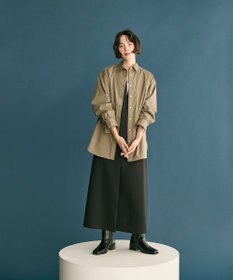 #Newans 【洗濯機可】ロールアップカフスシャツ