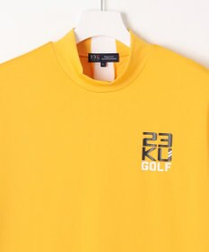 23区GOLF 【MEN】【吸水速乾・UVケア】ベア天竺 モックネックシャツ 適度な厚さで1枚で決まる