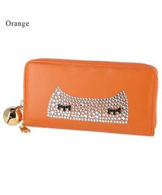 tsumori chisato CARRY キラネコ　ラウンドファスナー長財布