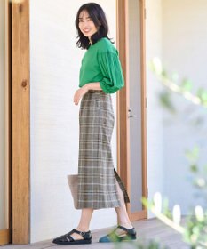 ANY 【ウエストゴム/ストレッチ】チェックタイトスカート