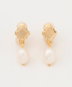 TOCCA CLOVER & PEARL EARRINGS 淡水バロックパールイヤリング