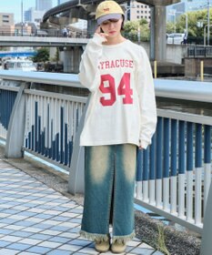 WEGO 【ユニセックス着用ITEM】ナンバリングフットボールBIG　T（LS）