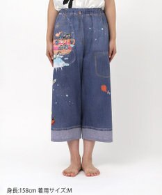 tsumori chisato SLEEP ツモリチサト ボトムス ルームウエア 8分丈 綿100%(本体) 楊柳素材 レディース UOT248 /ワコール