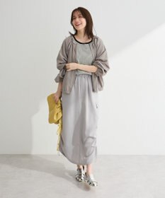 Green Parks 袖チュールリブプルオーバー