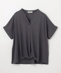 ANY ストレッチピケカシュクールカットソー