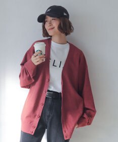 WEGO 【WEB限定/2025年秋冬新作//洗濯可/MLサイズ展開/ユニセックス着用ITEM】ドロップショルダーカーディガン