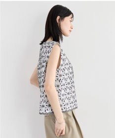 YECCA VECCA フラワーレースブラウス