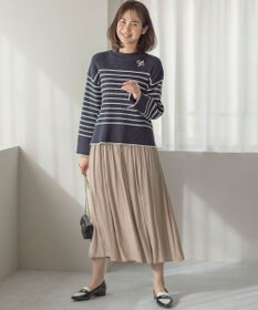 組曲 L 【WEB限定カラーあり】ギャザーライトデシン パンツ