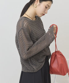 AMERICAN HOLIC 刺繍メッシュプルオーバー