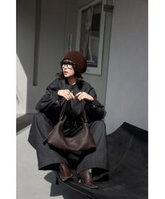 style code 【 通勤使用可能 】 牛革 細身シルエットショルダーバッグ