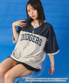 WEGO 【ユニセックス着用ITEM】別注MLBメッシュゲームグラフィックT（SS）
