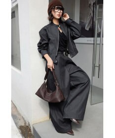 style code 【 通勤使用可能 】 牛革 細身シルエットショルダーバッグ