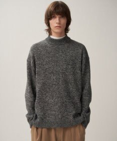 BABY WOOL MOULINE | モックネックセーター - UNISEX / ATON