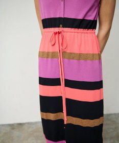 GRACE CONTINENTAL ニットマルチボーダージレ