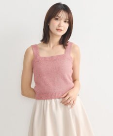 earth music&ecology ＳＥＴ２点スパンコールニットボレロ×タンク