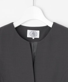 J.PRESS LADIES L 【セットアップ対応・洗える】RELAXIONツイル ジレ