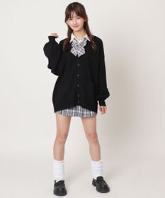 WEGO 【SCHOOLITEM】ニットカーディガン