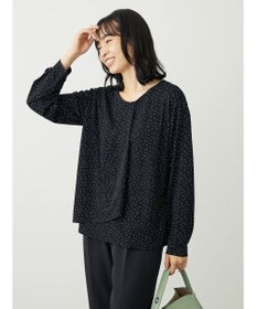 Green Parks ＢＰ　襟タック長袖ブラウソー