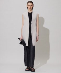 ICB L 【接触冷感・洗える】コンパクトスムース ノースリーブ Tシャツ