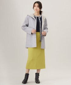 J.PRESS LADIES L 【洗える】トリムツイン ニット