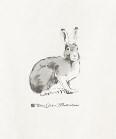 JOSEPH ABBOUD MOUNTAIN 【日本製・アーティストコラボレーション】プレーティング天竺Tシャツ