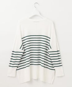 UNFILO 【抗菌防臭】スタイルアップニット　クルーネック