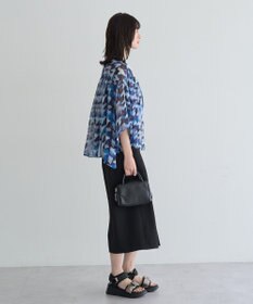 YECCA VECCA [2SET]キャミ付きシアージオメ柄シャツ