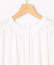 組曲 【先行予約・WEB限定】トリコットジャージー ギャザー カットソー