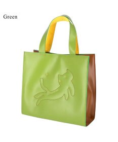 tsumori chisato CARRY キラネコエコレザー ハンドバッグ