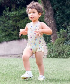 MIKI HOUSE HOT BISCUITS 【ミキハウス】【80-90cm】ミキハウスベア グレコ水着