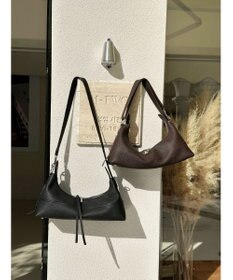 style code 【 通勤使用可能 】 牛革 細身シルエットショルダーバッグ