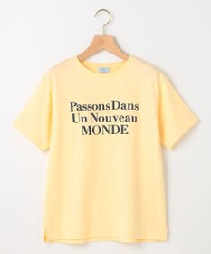 組曲 S 【綿100％】フロッキープリント Ｔシャツ