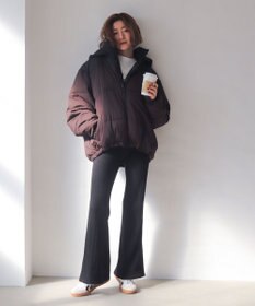 WEGO 【25年秋冬新作/ユニセックス着用ITEM/SMLサイズ展開】2WAYパファーブルゾン