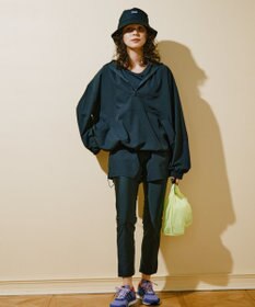 San-ai Resort（三愛水着楽園） 【WEB限定】ポケット付きハーフジップラッシュパーカー＋リブタンキニ水着+レギンス5点セット【Beach Queen（ビーチクイーン）】