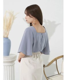 earth music&ecology ２ＷＡＹショルダースリットブラウス