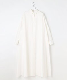 23区 【SLOW/一部店舗限定】タンブラーコットンブロード シャツワンピース