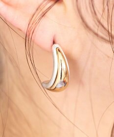 Tiaclasse メタルコンビラインピアス